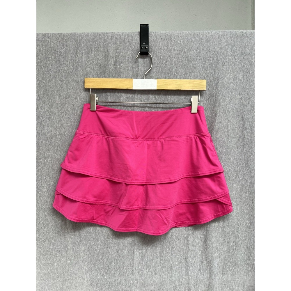 Athleta Sz S Pink Women's Athletic Skort Pull-On Elastic Waist Built-In Shorts